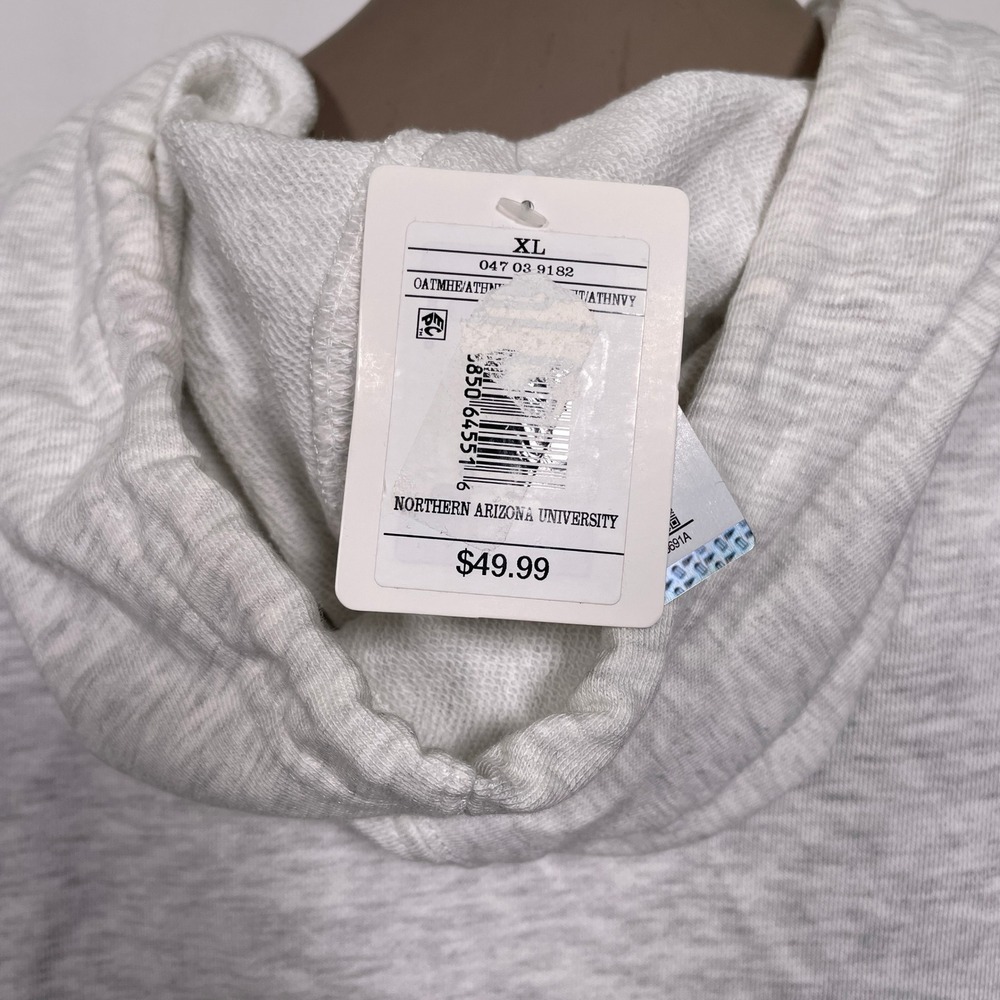 Northern Arizona Lumberjacks NCAA Gray Hoodie Sweatshirt Women's XL NWT - Picture 8 of 12